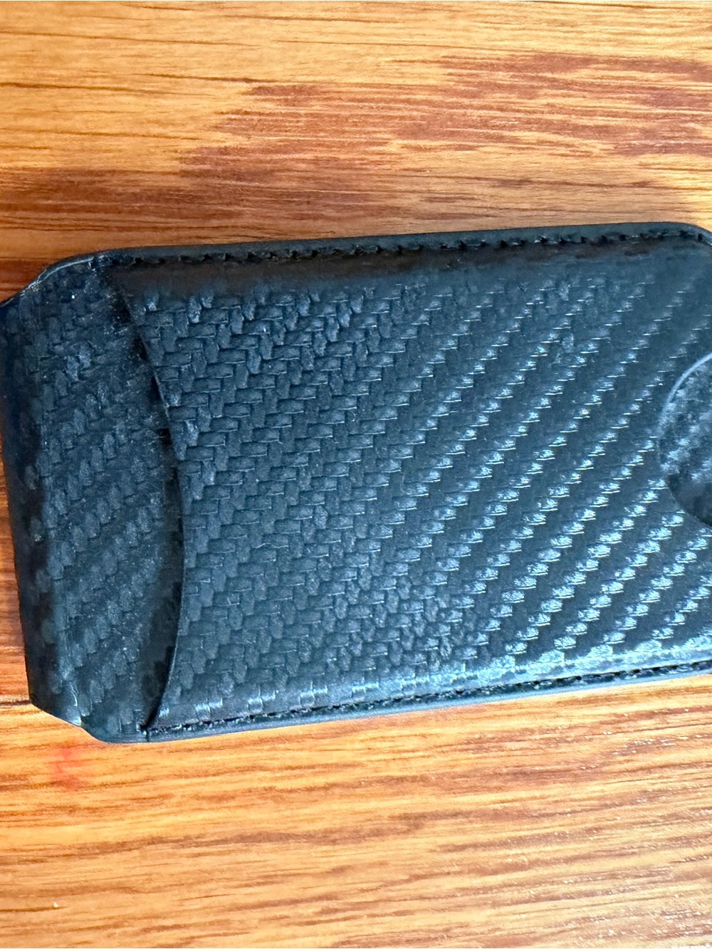 Source Unknown Black Carbon Fiber Style Phone Holster Clip